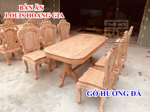 Lựa chọn đơn vị cung cấp uy tín để mua bàn ăn hiện đại 6 ghế gỗ hương đá